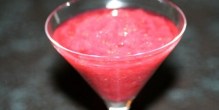 Iskold daiquiri med hindbær.