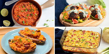 En lækker sammensat menu, hvor to af dagene ovenikøbet er vegetariske