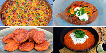 Nem vegetarisk madplan