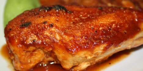 Kødet får en dejlig karamelliseret overflade.