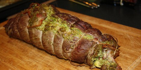 Efter stegning i ovnen.