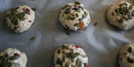 Bollerne inden bagning.