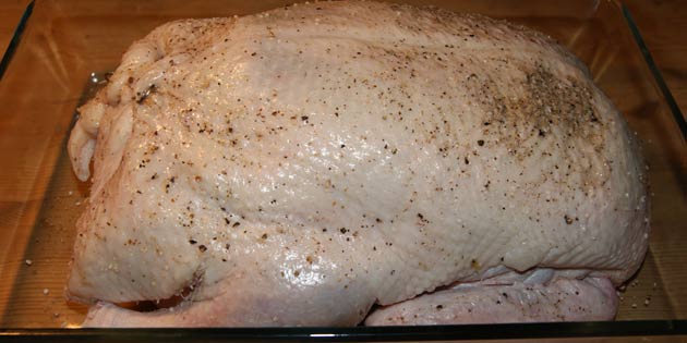 Anden er blevet fyldt og krydret.