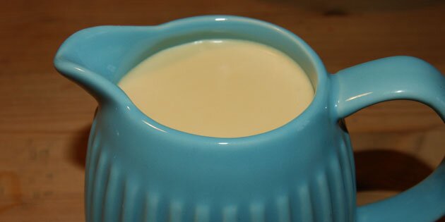 Karamelsovsen klar til at blive serveret.