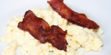 Røræg er lækkert med bacon