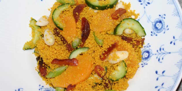 Abrikoser gør den sunde salat ekstra spændende.