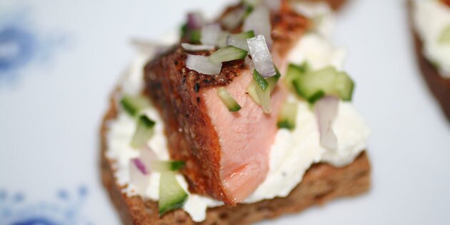 Helt tæt på forretten.