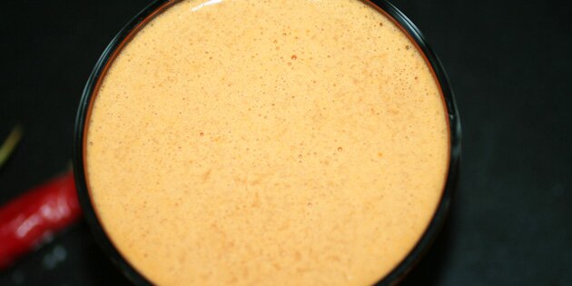 Juicen set fra oven.