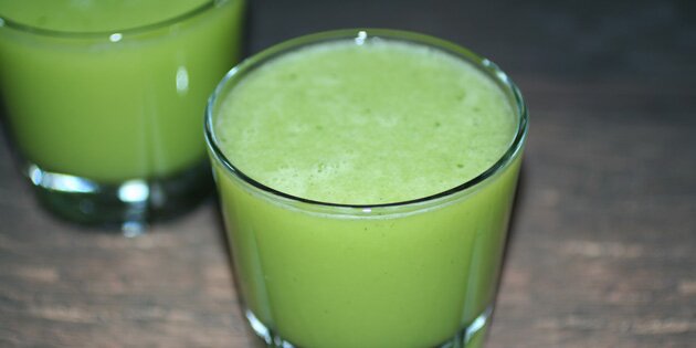 Flot grøn squashjuice.