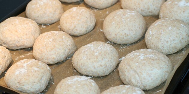 Klar til at blive bagt.