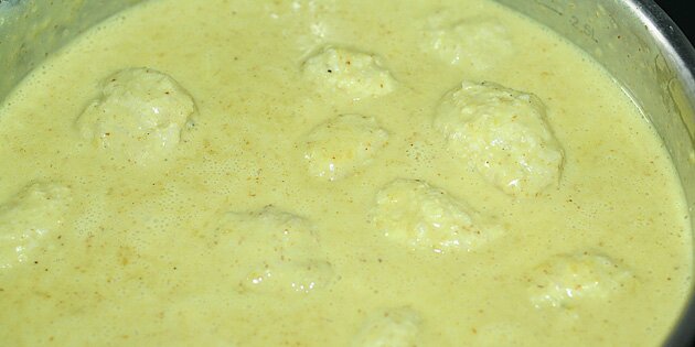 Her er bollerne kommet i saucen.