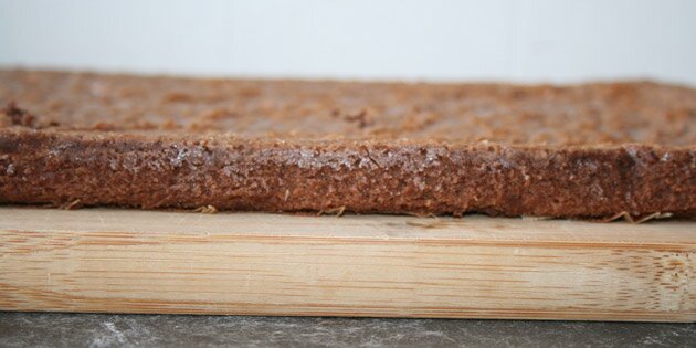 chokoladekagen er dejlig snasket