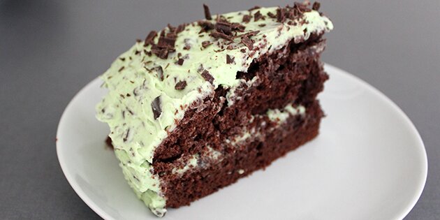 Et stykke lækkert kage.