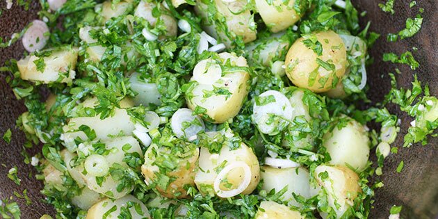 Kold kartoffelsalat kan sagtens forenes med en sund livsstil.