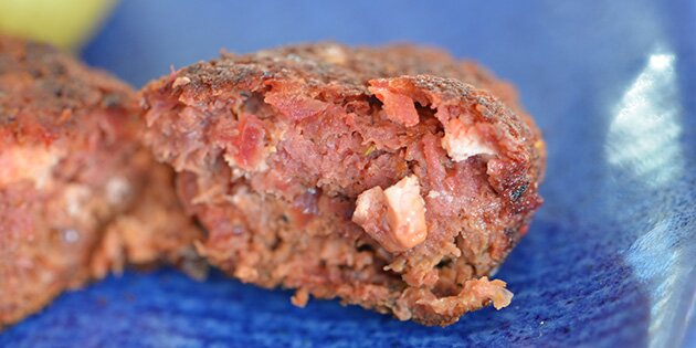 Sådan ser frikadellerne ud indeni