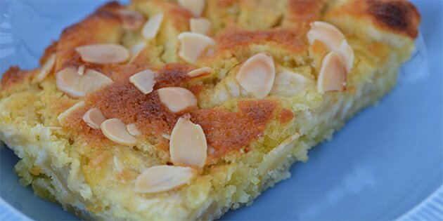 Man kan virkelig fornemme marcipanen i dejen.