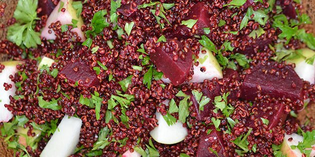 Den færdige quinoasalat