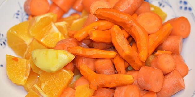 Alle ingredienserne er klargjort