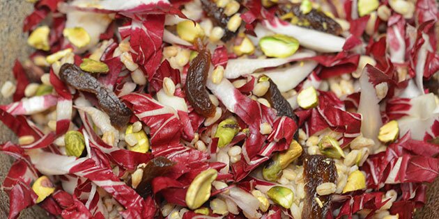 Sådan ser salaten ud tættere på.