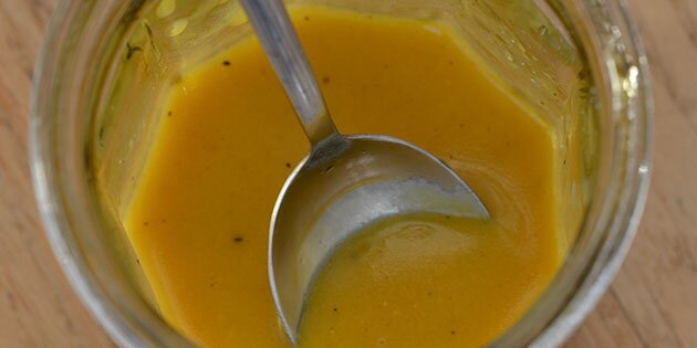 Dressingen gør det ekstra luksus. 