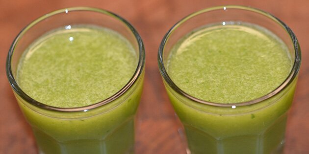 To sunde og forfriskende glas.