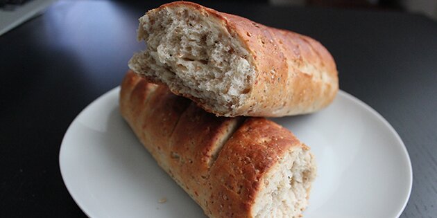 Skønne flute med en lækker krumme.