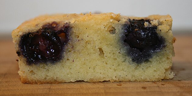 Saftige blåbær og hvid chokolade er en fantastisk kombination