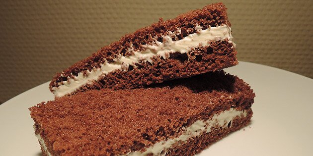Lækre hjemmelavede mælkesnitter med en skøn creme