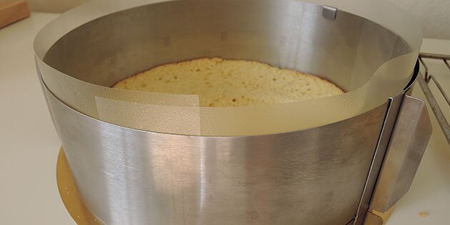 Sådan støbes lagkagen i formen