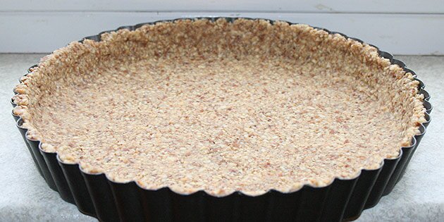 En lækker bund af nødder og smør