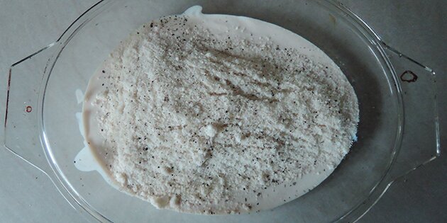 Fadet er klar til at komme i ovnen