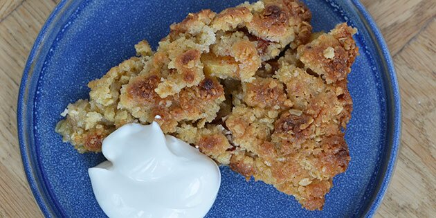 En af de nemmeste og lækreske opskrifter på crumble.