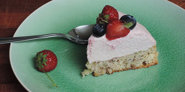 Bunden er fyldt med nødder