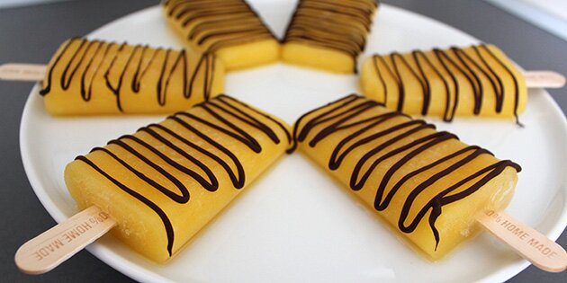 De her sodavandsis er uden tilsat sukker, så de kan spises med god samvittighed.