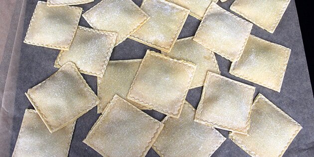 Klar til fryseren eller til at blive spist med det samme.