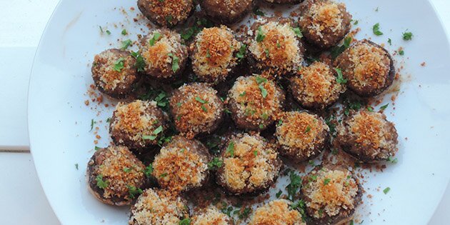 Svampene kan også grilles