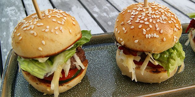 De er altså bare søde de her mini-burgere