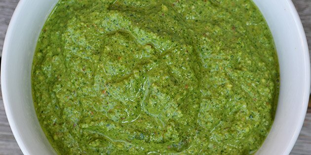 Pesto smager bare bedre, når det er hjemmelavet