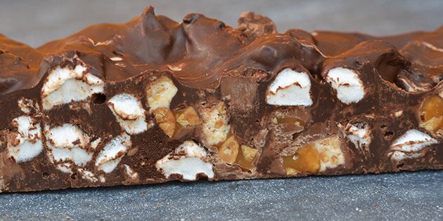 Rocky Road er hjemmelavet slik, når det er bedst.