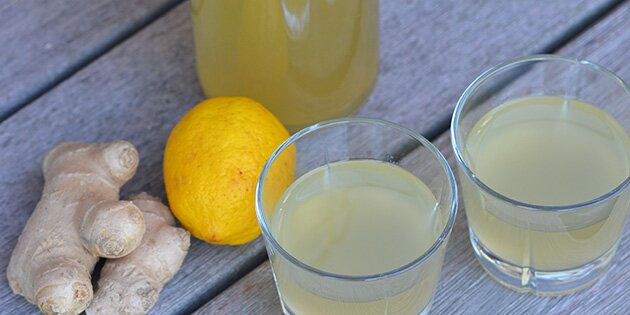 Opskriften er både nem og billigere end de drikke med ingefær, man kan købe
