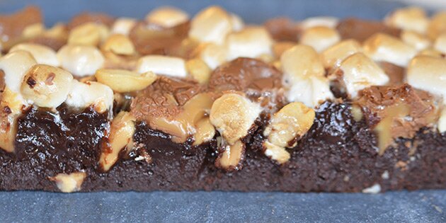 Skumfiduserne bliver næsten lidt karamelliserede i overfladen