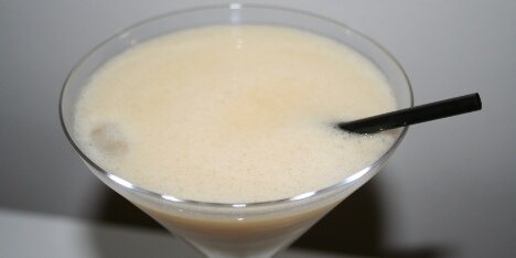 Cremet daiquiri med banan.