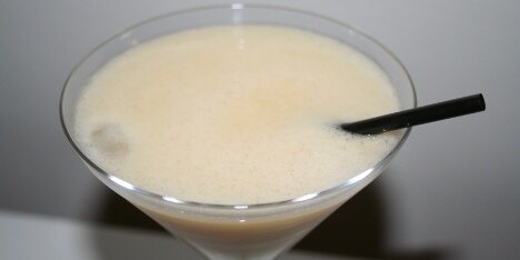 Cremet daiquiri med banan.