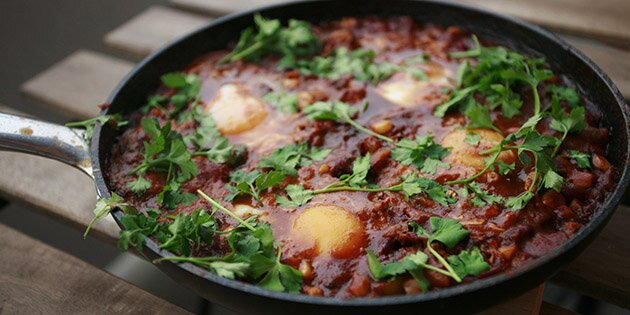 Huevos Rancheros er en rigtig lækker klassisk mexicansk ret