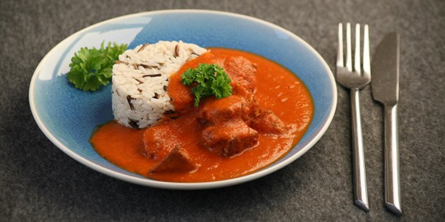 Mega lækker og cremet butter chicken - fantastisk opskrift på den indiske klassiker!