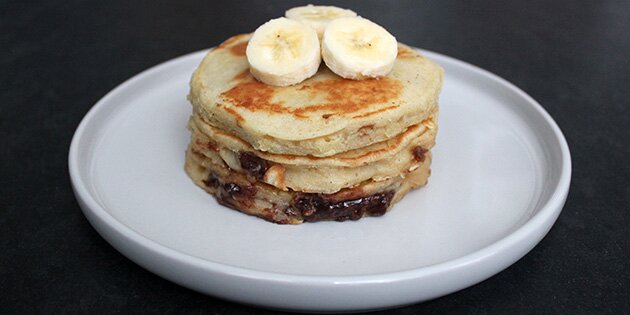 Pas på disse vanedannende gode pandekager med snasket fyld. Mums!