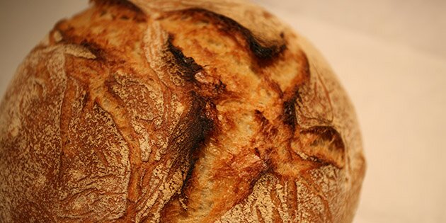 Grydebrødet er hurtigt at lave, og det er uden surdej