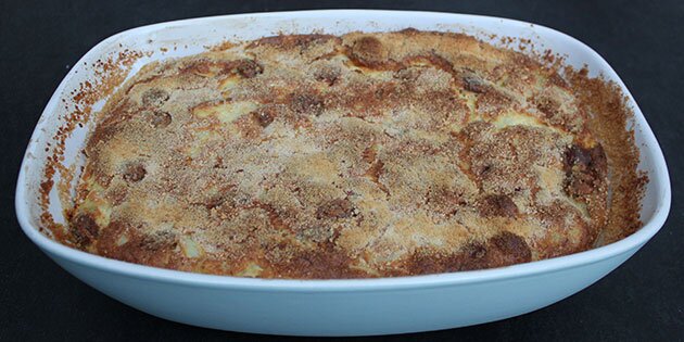 Den traditionelle gration her med blomkål og pølser.