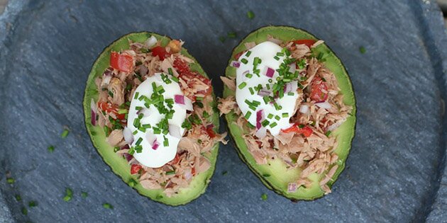 Nem, flot og sund frokost, forret eller aftensmad.