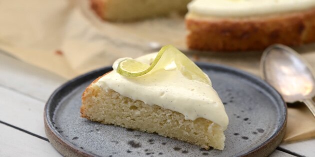 Kagen er dejligt svampet og smager skønt.